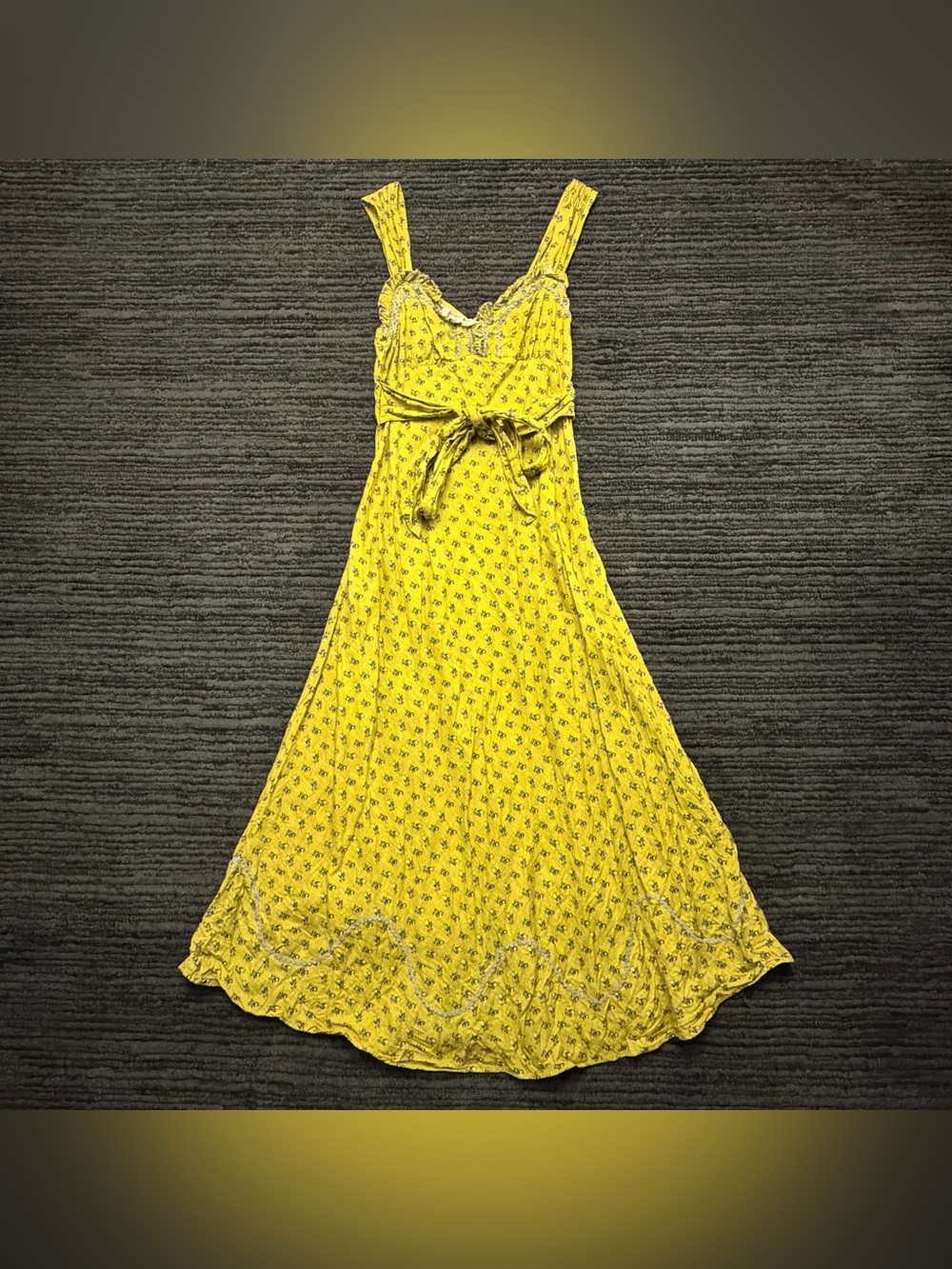 Free People Sweet hearts Floral Print Midi Dress